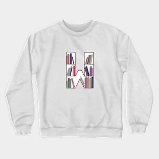 W Bookcase Crewneck Sweatshirt